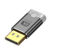 YEATTNGL Display Emulator Adapter for Gaming, Gamers, Gray 8K | Plugs Play Design for Gaming and Offices Use, Enhances Productivity for Extended Desktop and Remote Work