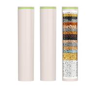 YEAUPE PRO 3 Pack Replacement 20-Layer Shower Filter - Consisting of 60% KDF and Mineral Beads + 40% Calcium Sulphite - High Pressure Filter Against Chlorine and Heavy Metals