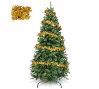 YEAUPE PRO Artificial Christmas Tree 210 cm Diameter Approx. 110 cm Approx. 1000 Tips Artificial Christmas Tree with Metal Stand for Living Room and Garden