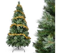 YEAUPE PRO Artificial Christmas Tree in PVC 170 cm with 800 Tips, 3 Sections for Easy Assembly, Compact, Metal Base