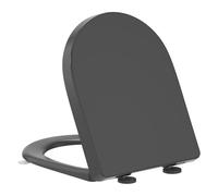 YEAUPE PRO D Shaped Soft Close Toilet Seat, Quick Release PP Toilet Seat