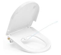 YEAUPE PRO F005 Toilettendeckel mit Bidet D-Form Toilet lid, White D-Shape, 44378.3cm