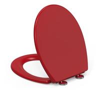 YEAUPE PRO U2004 Toilettendeckel mit Absenkautomatik O-Form Toilet seat with Soft-Close Mechanism, O-Shape, red