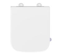 YEAUPE PRO White Square Soft Close Toilet Seat, Quick Release