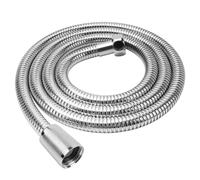 YEAUPE Stainless Steel 1.5m Shower Hose,Leakproof Shower Pipe,All Copper Connectors,Universal Standard G1/2,High Pressure Resistance,Anti-Explosion and Anti-Kink,Replacement Hose,59-Inch, Chrome