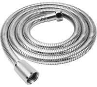 YEAUPE (63") 1.6m Shower, Leakproof,All Copper Connectors,Universal Standard G1/2, Explosion and Anti-Kink, Pipe Toilet Cleaning Pet Bathing,Chrome, Premium Replacement Stainless Steel Hose