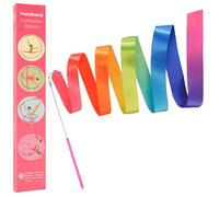 Yeavinfser Gymnastics Ribbon - Colorful Dance Band with Stick for Kids