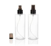 Yebeauty Empty Spray Bottles for Essential Oils, 8oz Refillable Clear Plastic Misting Spray Bottles Atomizer Fine Mister Spray Bottle for Beauty Products, Cleaning, Pack of 2