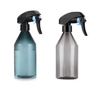 Yebeauty Plant Mister Spray Bottle, 2Pcs 10oz Fine Mist Plant Atomizer Watering Sprayer Bottle for Gardening Cleaning Solution with Top Pump Trigger Water, Black，Blue