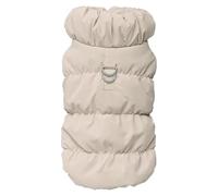 YEBEIOUEYC Soft Warm Dog Clothes Winter Padded Puppy Cat Coat Jacket for Small Medium Dogs Chihuahua French Bulldog Poodle Vest Pet Outfit(Khaki,2XL)