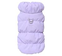 YEBEIOUEYC Soft Warm Dog Clothes Winter Padded Puppy Cat Coat Jacket for Small Medium Dogs Chihuahua French Bulldog Poodle Vest Pet Outfit(Purple,M)