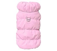YEBEIOUEYC Soft Warm Dog Clothes Winter Padded Puppy Cat Coat Jacket for Small Medium Dogs Chihuahua French Bulldog Poodle Vest Pet Outfit(Pink,2XL)