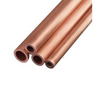 YebiO 1Pc 12X1Mm T2 Copper Tube Od20 Outer Diameter 20Mm Wall Thickness Copper Capillary Hollow Copper Tube Brass Tube/15 * 2Mm/245Mm