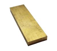 YebiO 1Pc H59 Brass Flat Bar 10Mm 12Mm 15Mm 20Mm 25Mm 30Mm Wide 3Mm 6Mm Thick/6 * 30 * 100Mm/1Pcs