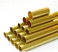 YebiO 1Pc H62 Brass Tube Outer Diameter 27Mm Inner Diameter 25Mm 24Mm 23Mm 21Mm Brass Capillary Hollow Brass Rod/Od27 Id25/245Mm