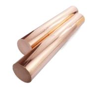 YebiO 1Pc Od 10Mm Long 100Mm T2 Copper Round Bar Copper Rod Solid Lathe Bar Cutting Tool Metal Milling Welding Metalworking Crafts/10 * 100Mm