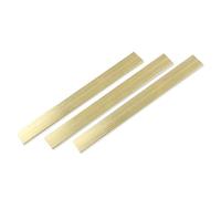 YebiO 1Pc Solid H59 Brass Row Strip Length 250Mm Brass Flat Plate Bar Thickness 3/4/5Mm/4 * 10 * 250Mm/1Pc