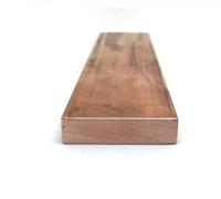 YebiO 1Pc T2 Copper Flat Bar Square Rod 99.9% Solid Flat Copper Bar Thickness 8Mm/10Mm Length 100Mm/8 * 100 * 100Mm/1Pcs