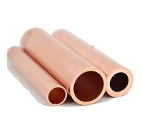 YebiO 1Pc T2 Copper Tube Od32 Outer Diameter 32Mm 35Mm Od 40Mm 45Mm 50Mm 54Mm Large Diameter Thick-Walled Straight Copper/38 * 2Mm/245Mm
