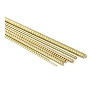 YebiO 1Pcs Brass Round Rod Bar Length 500Mm Non Bending H62 Solidcopper Tool Metal Rods, for Handmade DIY Brass Round Bar/9.5 * 500Mm