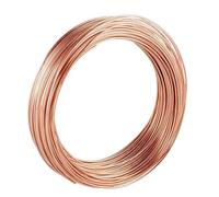 YebiO 1Pcs Copper Coil Soft Copper Tube Wire Pipe, for Air Conditioning Copper Tube Od2/3/4/5/6/8/10/12/14/16-19Mm Hoses/3Meters/8 * 1Mm