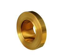 YebiO Brass Foil Shim Sheet Thickness 0.1Mm 0.2Mm 0.3Mm 0.4Mm 0.5Mm 0.6Mm 0.7Mm 0.8Mm 1Mm with 10Mm to 50Mm Length 100Mm to 1000Mm 1Pc/0.7 * 50 * 100Mm/1Pcs