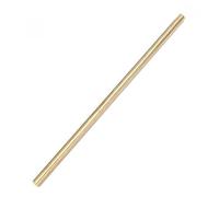 YebiO Hardware Brass Round Bar Rod, for DIY Material Circular Wire Tube Modelmaking Brass Rods/100Mm/18Mm 1Pcs