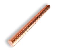 YebiO Pure Copper Round Rod,Length 300Mm,Copper Rod for Metal Craft & Metal Working Hobbies,1Pcs/38Mm