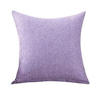 YEBIRAL Latest Simple Simple Fashion Throw Pillow Cases Cafe Sofa Cushion Cover Home Decor 45 * 45cm/17.7 * 17.7 (Purple)