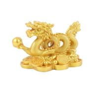 YeBon 2024 Chinese New Year Feng Shui Dragon Statue Ornaments for Wealth and Fortune Symbol Prosperity Home Office Decor