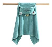 YeBon Kids Hooded Towel Soft Absorbent Bath Towel with Cute Frog Design for Babie, Toddler, Infant Perfect Shower Gifts for Boys and Girls 55"x28" (Green Frog)