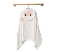 YeBon Kids Hooded Towel Soft Absorbent Bath Towel with Cute Frog Design for Babie, Toddler, Infant Perfect Shower Gifts for Boys and Girls 55"x28" (YB-LAMB)
