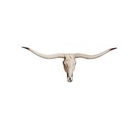 Yebutt Long Horn Bison Bull Skull Wall Decor Environmental Friendly Resin Skull Sculpture Wall Hanging Handmade Farmhouse Decor Wall Sculpture