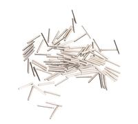 Yechiry 100 Pcs Stainless Steel Single Drum Crimp Sleeves Kit for Fishing Line Connectors Durable and Resistant Ideal for Trolling and Bottom Fishing (1.6#)