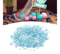Yechiry 10M Beading Garland White Beads Chain DIY Wedding Party Decoration for Doors Windows Material ABS Length 32.8ft Applicable Scene: Home Office Dormitory Flower Shop (Sky Blue)