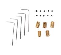 Yechiry 11T Motor Pinion Gear High-Performance Brass for 1/18 RC Car Enhanced Driving Experience 5 PCS