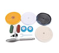 Yechiry 12Pcs 6in Buffing Polishing Wheel Kit, Arbor Hole Wheels