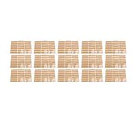 Yechiry 15 Pcs Wooden Label Sticker, Pine Wood Cork Self Adhesive Labels, Water Oil Proof Sticker with Strong Adhesion, Ideal for Home, Kitchen, Office & School