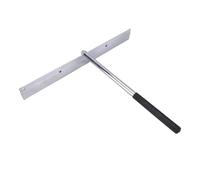 Yechiry 15in Sheet Metal Folding Hemming Tool, Heavy Duty Steel Sheet Metal Folding Hemming Tool with PVC Handle for Construction HVAC Duct Roofing Panel Bending Forming Fold