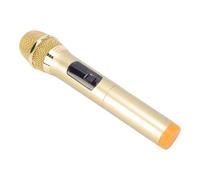 Yechiry 2.4G Wireless Microphone System, 20m Range Dynamic Mic, Noise Reduction Microphone with USB Receiver & 6.35mm Adapter, Ideal for Karaoke & Live Performances