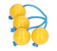 Yechiry 2 Pairs Rhythm Sand Ball, Lightweight Percussion Instrument, Braid Rope Sand Balls with Soft Texture, Ideal for Drummer Music Club Group Percussion Ensemble Educational