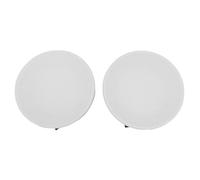 Yechiry 2 Set Magnetic Speaker Grille Cover Ceiling Speaker Grill Metal Mesh Round Grill Cover with Protective Case, Outer Diameter 206mm, for Grills