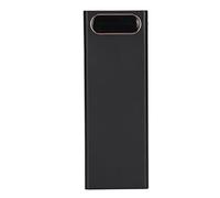 Yechiry 22.5W Fast Charge Power Bank Case Detachable Design for Mobile Phones ABS Material Lightweight 20x18650 Battery Shell (Black)