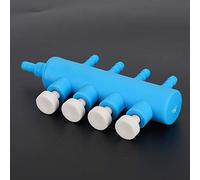Yechiry 2pcs Fish Tank Air Splitter Durable Air Pipe Distributor Aquarium Oxygen Pump Adapter 4 Way for Aquarists (one point four)