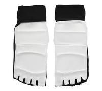 Yechiry 2pcs Taekwondo Foot Guard, Extended 22cm Ankle Support, Breathable Mesh Fabric Guard with Thickened EVA Protection Pad, Ideal for Adults Children Kickboxing & Gym Training (XXL 40-41)