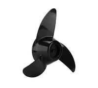 Yechiry 3-Blade Outboard Propeller for Efficient Speed and Performance, Fit for 50lb 60lb 68lb 88lb Motors, High Strength Plastic, Easy Installation