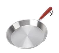 Yechiry 304 Stainless Steel Fry Pan, Mini Egg Frying Small Omelet Pan with Pouring Spout Wooden Handle Fast & Even Heat Durable Skillet Multipurpose for Cooking Breakfast Pancakes