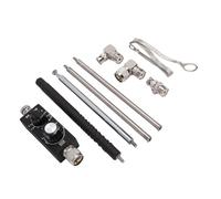 Yechiry 30W Portable Mini QRP Shortwave Antenna, Adjustable Tuned 1.8-30MHz VHF UHF Multi Band Reception, Aluminum Alloy Steel Antenna with Long Wire Connection, Ideal for Shortwave