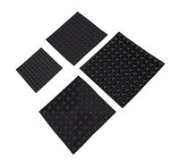 Yechiry 364pcs Braille Stickers Dots, Silicone Tactile Markers, Raised Dots Set with Adhesive Backing, Ideal for Low Vision Aid, Blind & Elderly, Keyboards & Switches (Black)