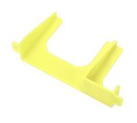 Yechiry 3D Printed ABS Hard Drive Bracket, 2.5 Inch HDD SSD Mount, Retro IDE Drive Installation Bracket for SCPH30000 SCPH50000, Ideal for Internal Mod (Yellow)